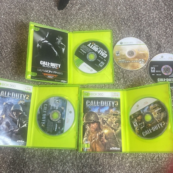 Call of Duty Xbox 360 Games 2, 3, Black Ops II, Modern Warfare 2 & 4 - Picture 2 of 2